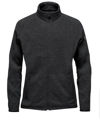 Chaqueta de forro polar con cremallera completa Avalante para mujer | Gris Carbn Oscuro