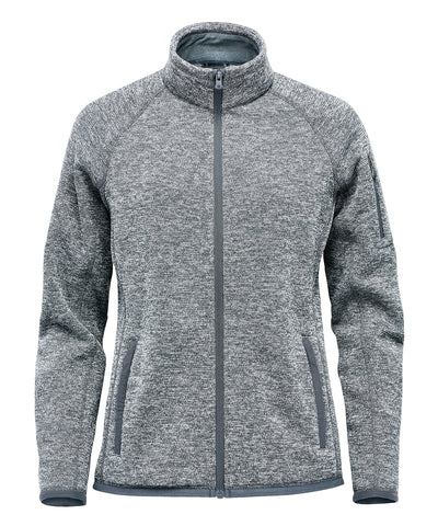 Chaqueta de forro polar con cremallera completa Avalante para mujer | Gris Granito