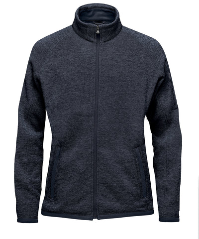 Chaqueta de forro polar con cremallera completa Avalante para mujer | Gris Marino