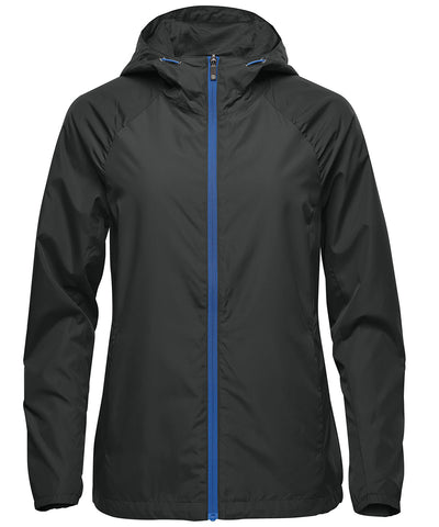 Chaqueta ligera Pacifica para mujer | Negro/Azul Claro