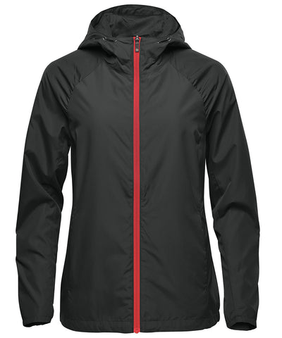 Chaqueta ligera Pacifica para mujer | Negro/Rojo