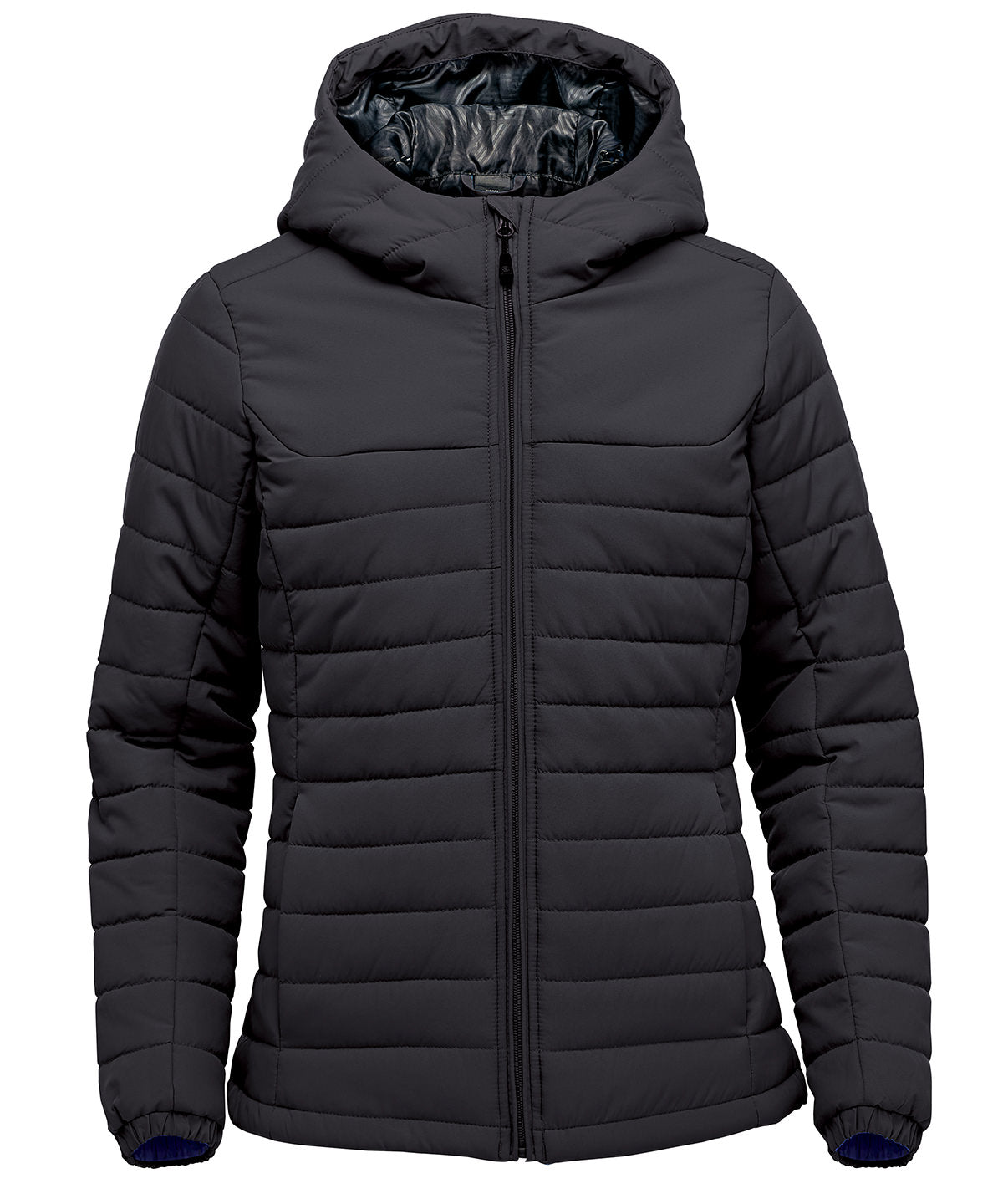 Chaqueta acolchada con capucha Nautilus para mujer | Negro