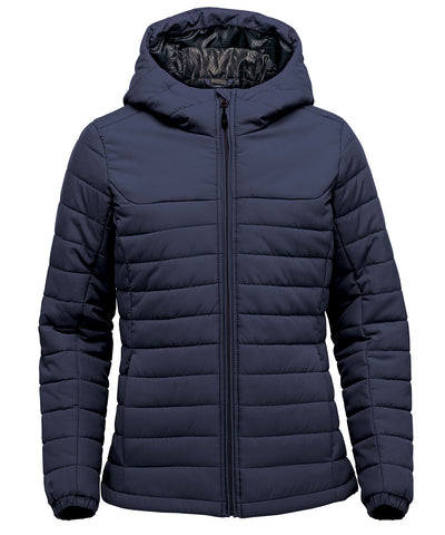 Chaqueta acolchada con capucha Nautilus para mujer | Azul Marino
