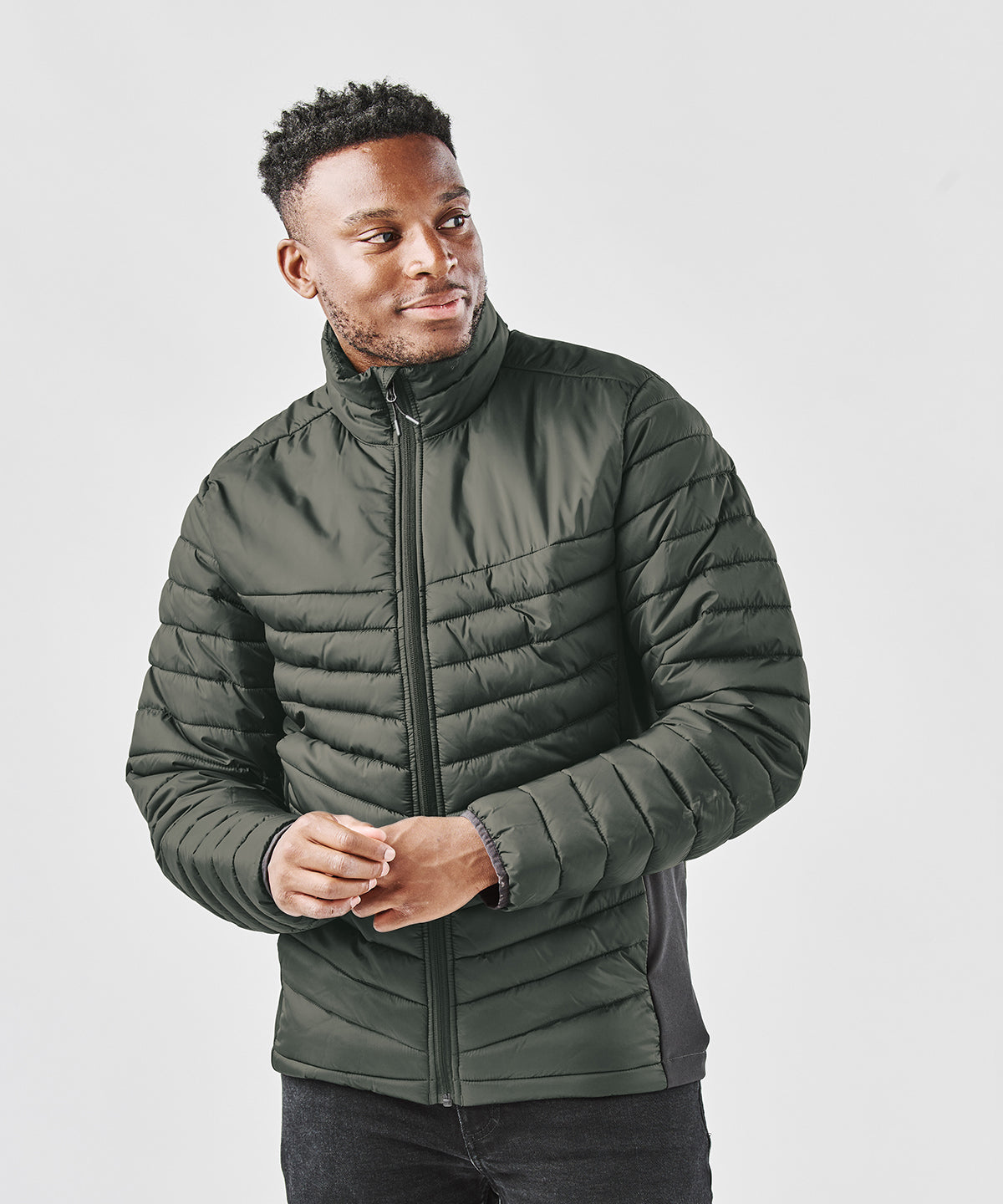 Chaqueta trmica Montserrat | Negro/Granito