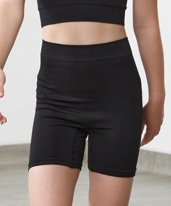Pantalones cortos sin costuras para nios | Negro