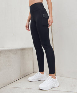 Leggings con bolsillo Core | Negro