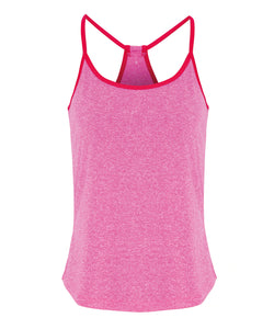 Camiseta de yoga para mujer TriDri® | Melange Negro/Melange Plata