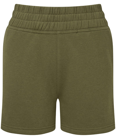 Pantalones cortos de correr para mujer TriDri® | Verde Oliva