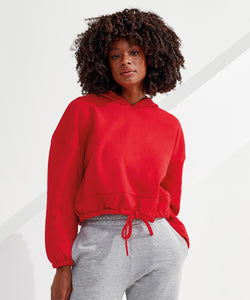 Sudadera corta extragrande para mujer TriDri® | Negro