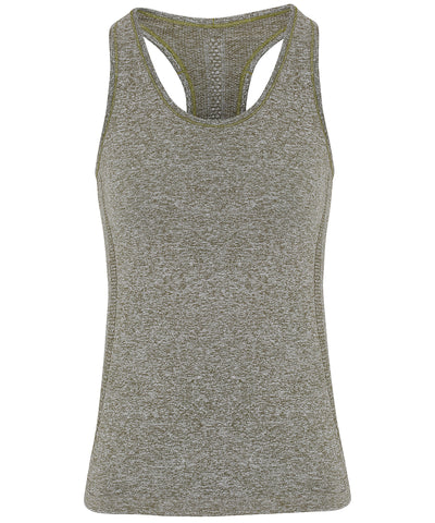 Chaleco moldeador multi-deporte sin costuras con ajuste 3D para mujer TriDri® | Verde Oliva