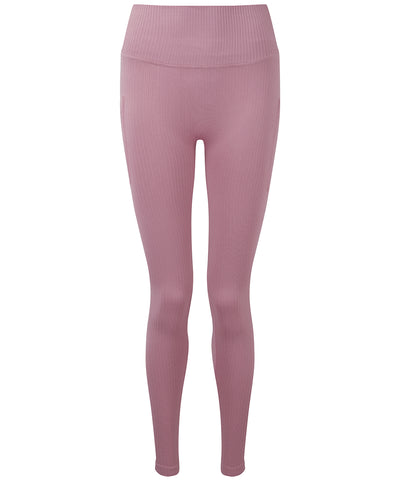 Mallas deportivas de mujer TriDri® ribeteadas sin costuras con ajuste 3D para varios deportes | Malva