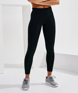 Mallas de rendimiento para mujer TriDri® con bolsillos | Negro