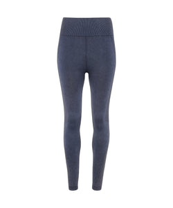 Mallas deportivas de mujer TriDri® sin costuras con ajuste 3D y aspecto denim multi-deporte | Denim ndigo