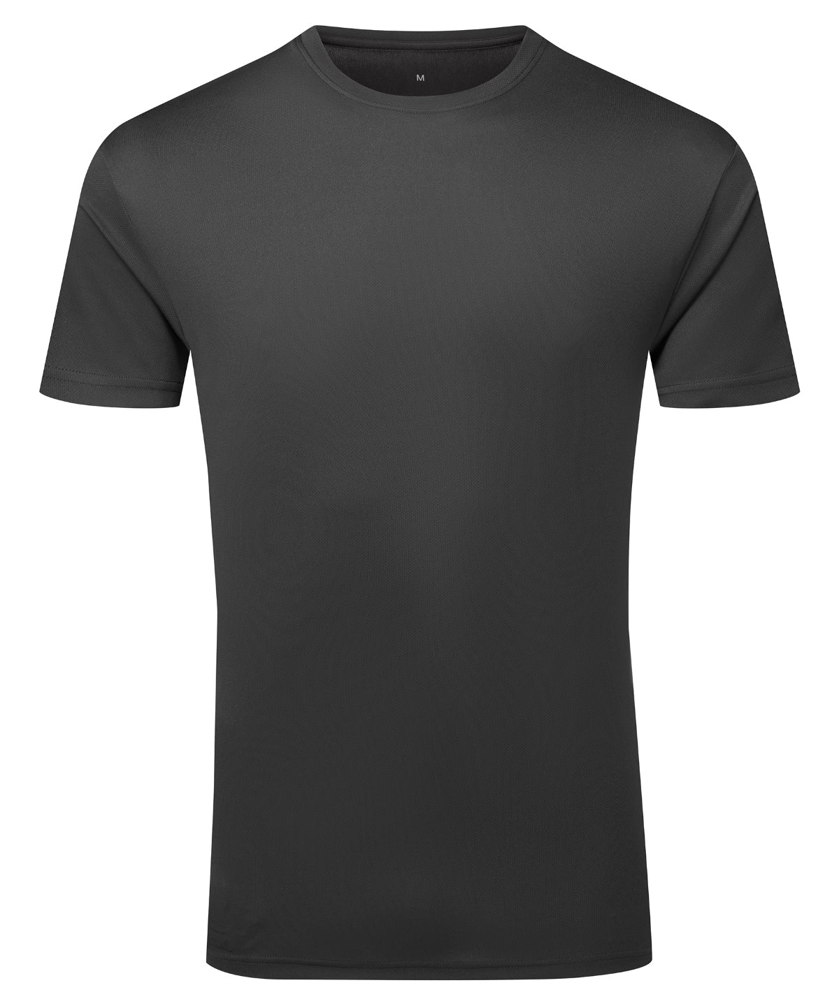 Camiseta texturizada reciclada Cationic TriDri® | Gris Oscuro