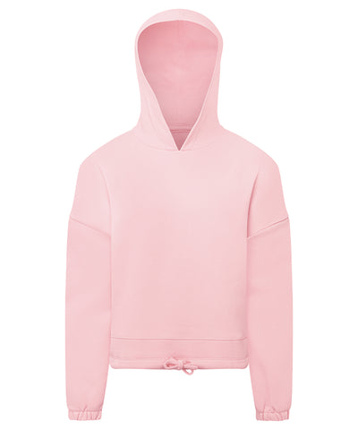 Sudadera corta extragrande reciclada para nios TriDri® | Rosa Claro