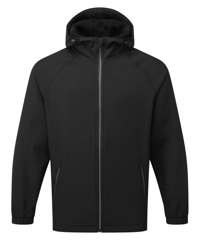 Chaqueta softshell de 2 capas con capucha | Negro