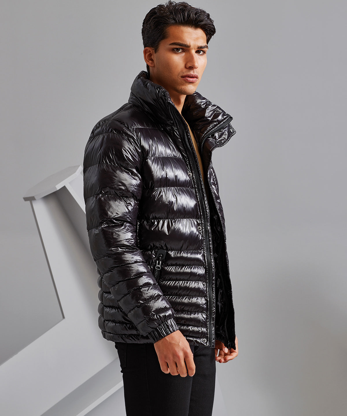 Chaqueta acolchada Sloper | Negro