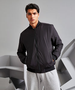 Chaqueta bomber lisa Delta | Negro
