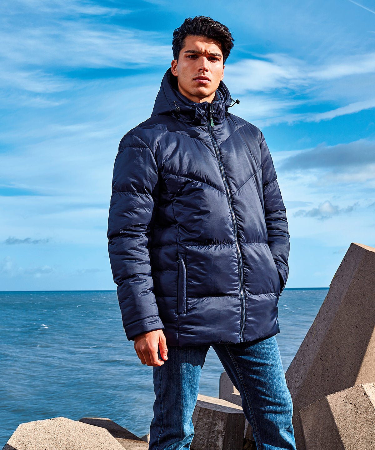 Chaqueta reciclada Fara | Negro