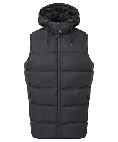 Chaleco reciclado Bryher | Negro