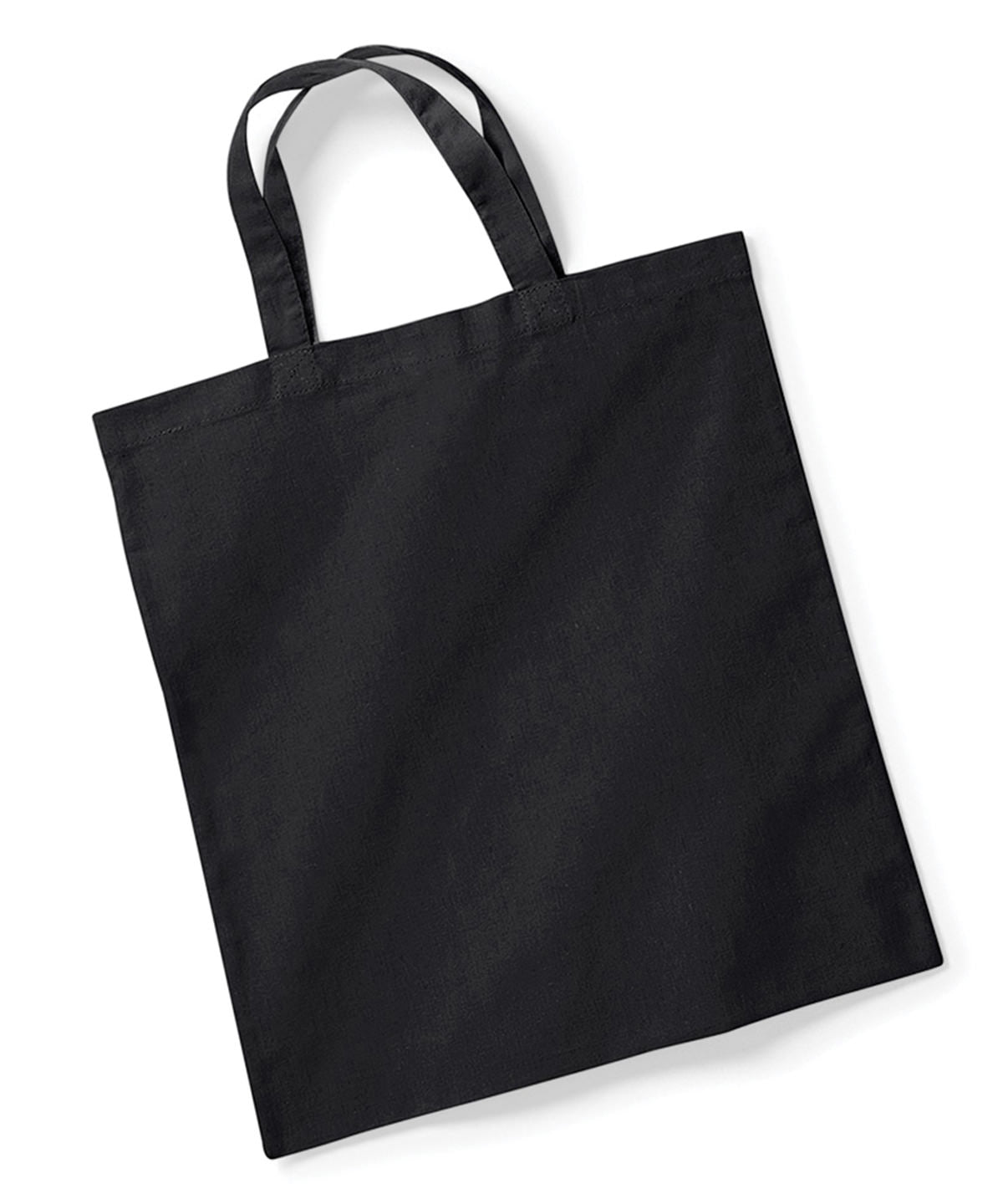 Bolsa para la vida - asas cortas | Negro