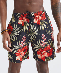 Bañador de hombre | Negro/Rojo