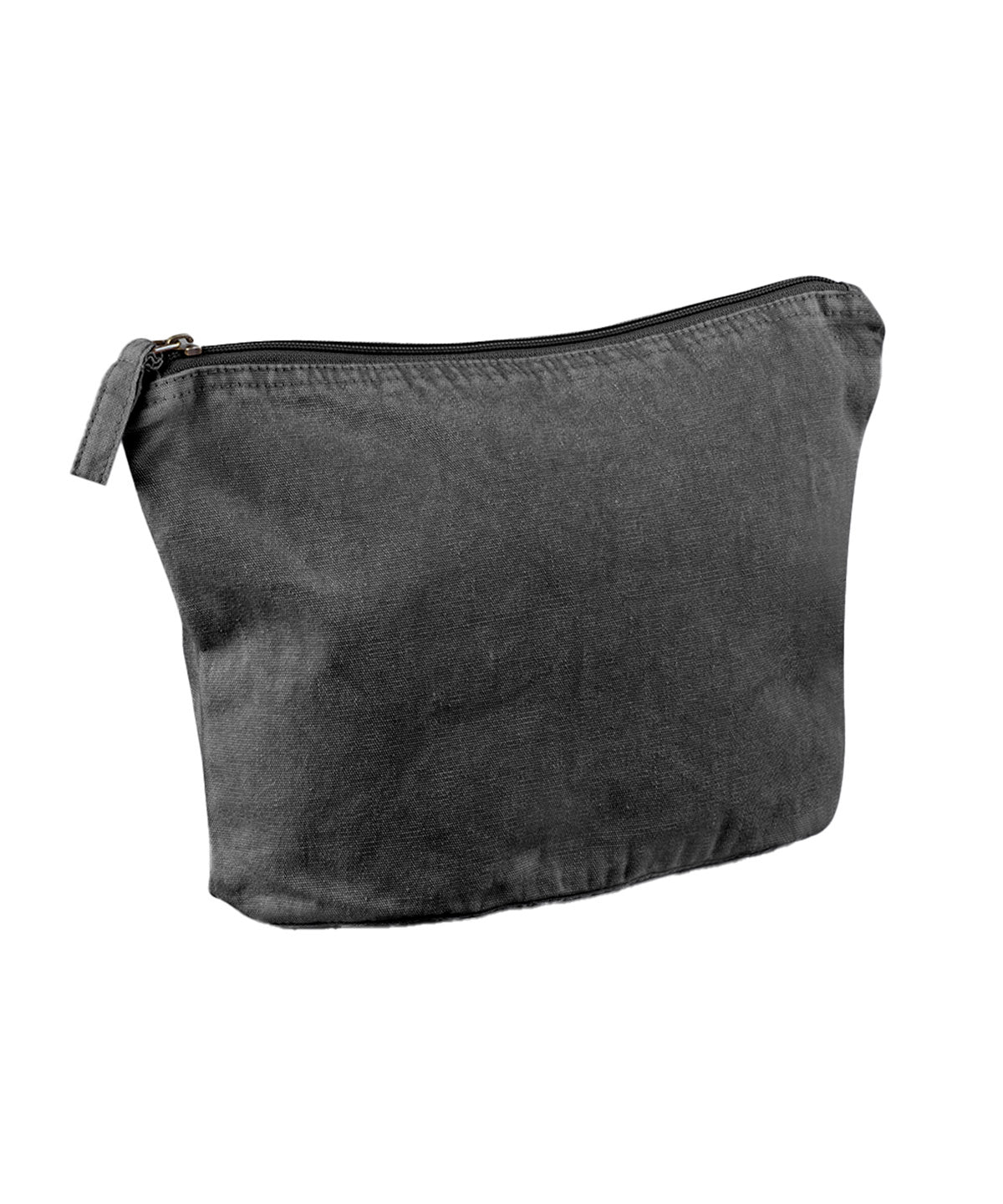Bolsa de accesorios teñida en prenda | Negro Vintage
