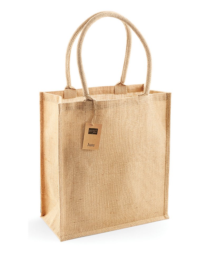 Bolso de compras de boutique de yute | Natural