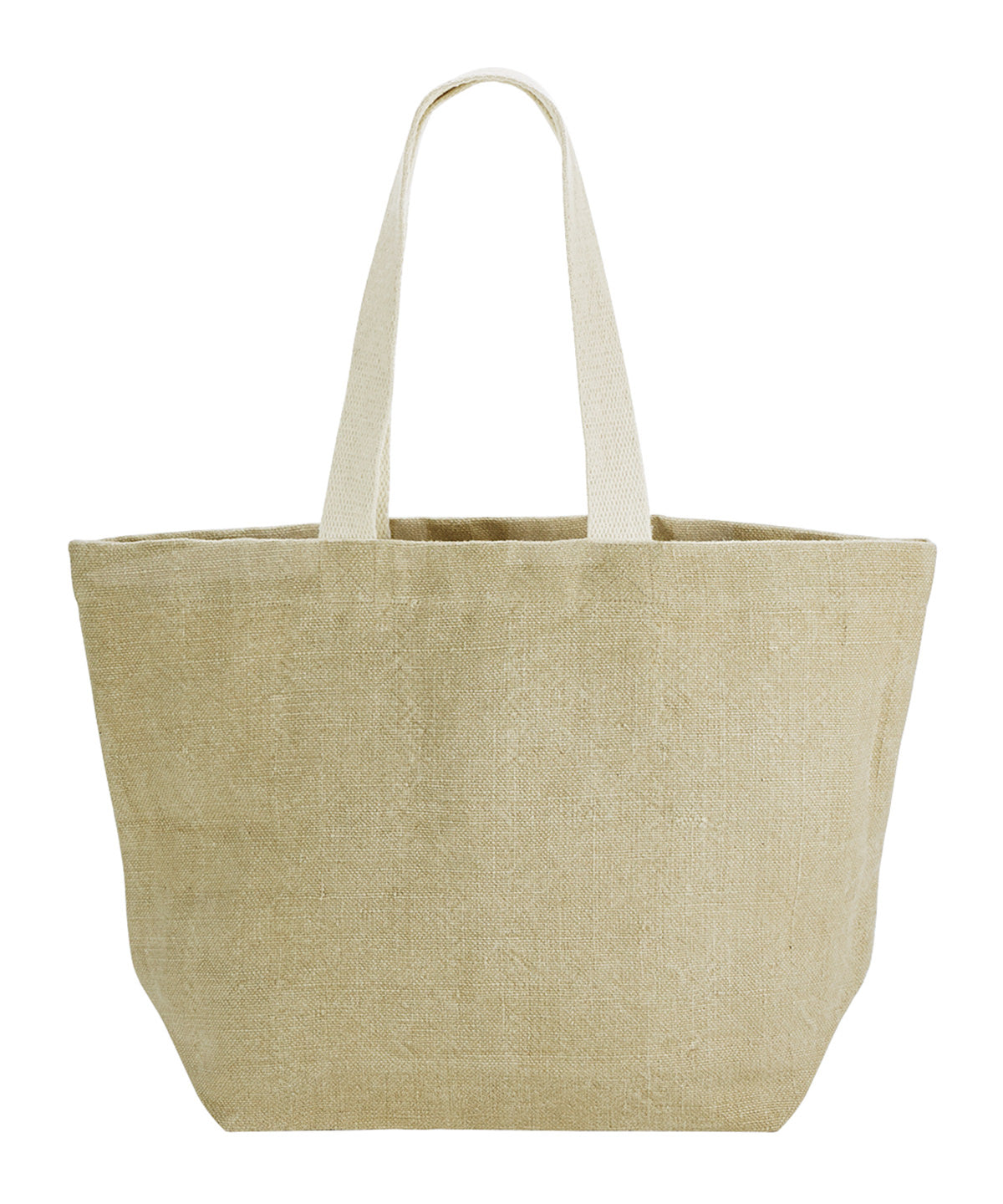 Bolso de playa de yute lavado suave | Natural