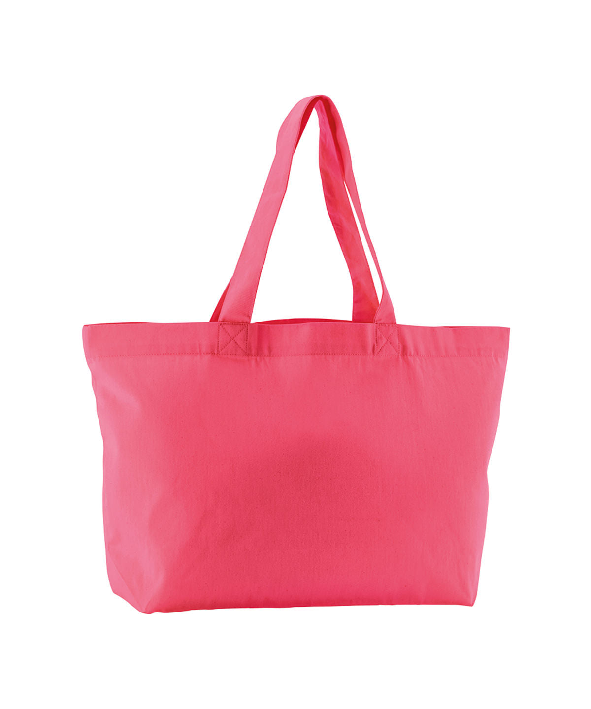 Bolsa de compra de sarga orgánica EarthAware® | Rosa Frambuesa