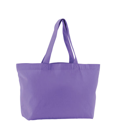 Bolsa de compra de sarga orgánica EarthAware® | Violeta