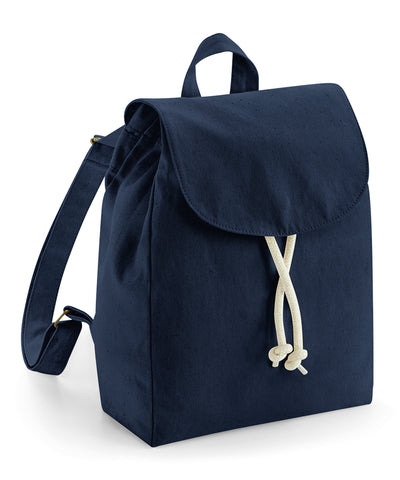 Mochila mini orgánica EarthAware® | Azul Marino Francés