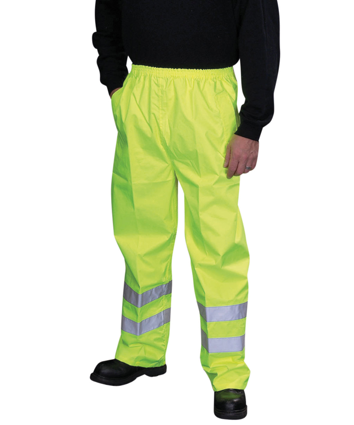 Pantalones impermeables de alta visibilidad (HVS461) | Amarillo Claro