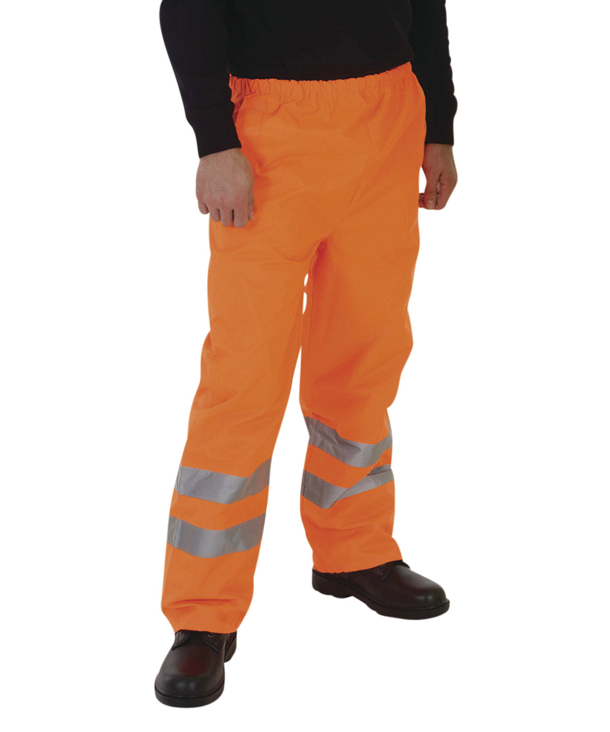 Pantalones impermeables de alta visibilidad (HVS462) | Naranja Claro