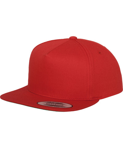 Gorra snapback clsica de 5 paneles (6007) | Rojo