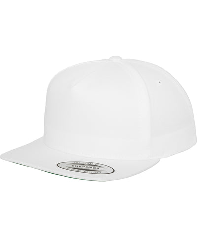 Gorra snapback clsica de 5 paneles (6007) | Blanco