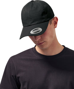 Gorra de pap con correa de bisbol en la parte trasera (6245CM) | Negro