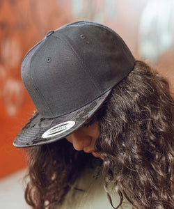 Visera camuflaje snapback (6089CV) | Camuflaje Oliva