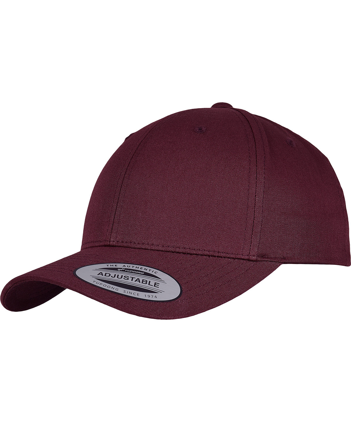 Gorra snapback clsica curvada (7706) | Granate