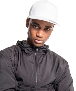 Gorra snapback de algodn orgnico (6089OC) | Negro