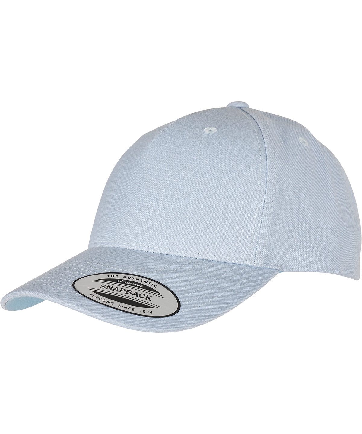 Gorra snapback de visera curva premium de 5 paneles YP classics (5789M) | Azul Balada