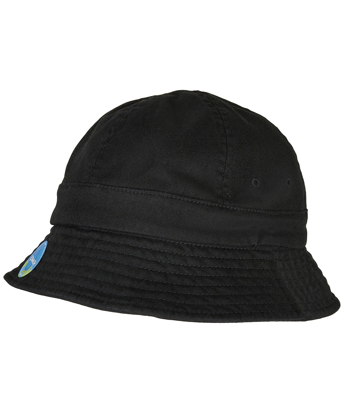 Gorra de tenis Eco washing flexfit sin parte superior | Negro