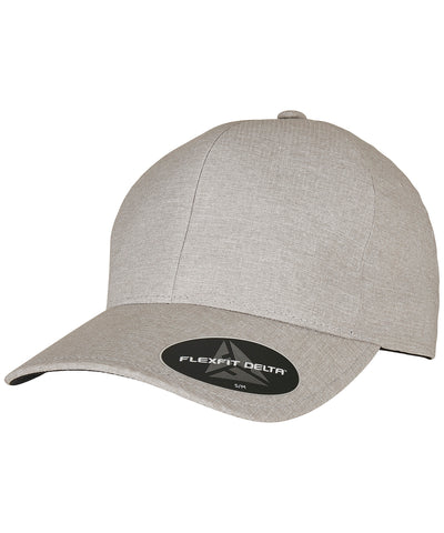 Gorra Flexfit Delta carbono | Plata Melange