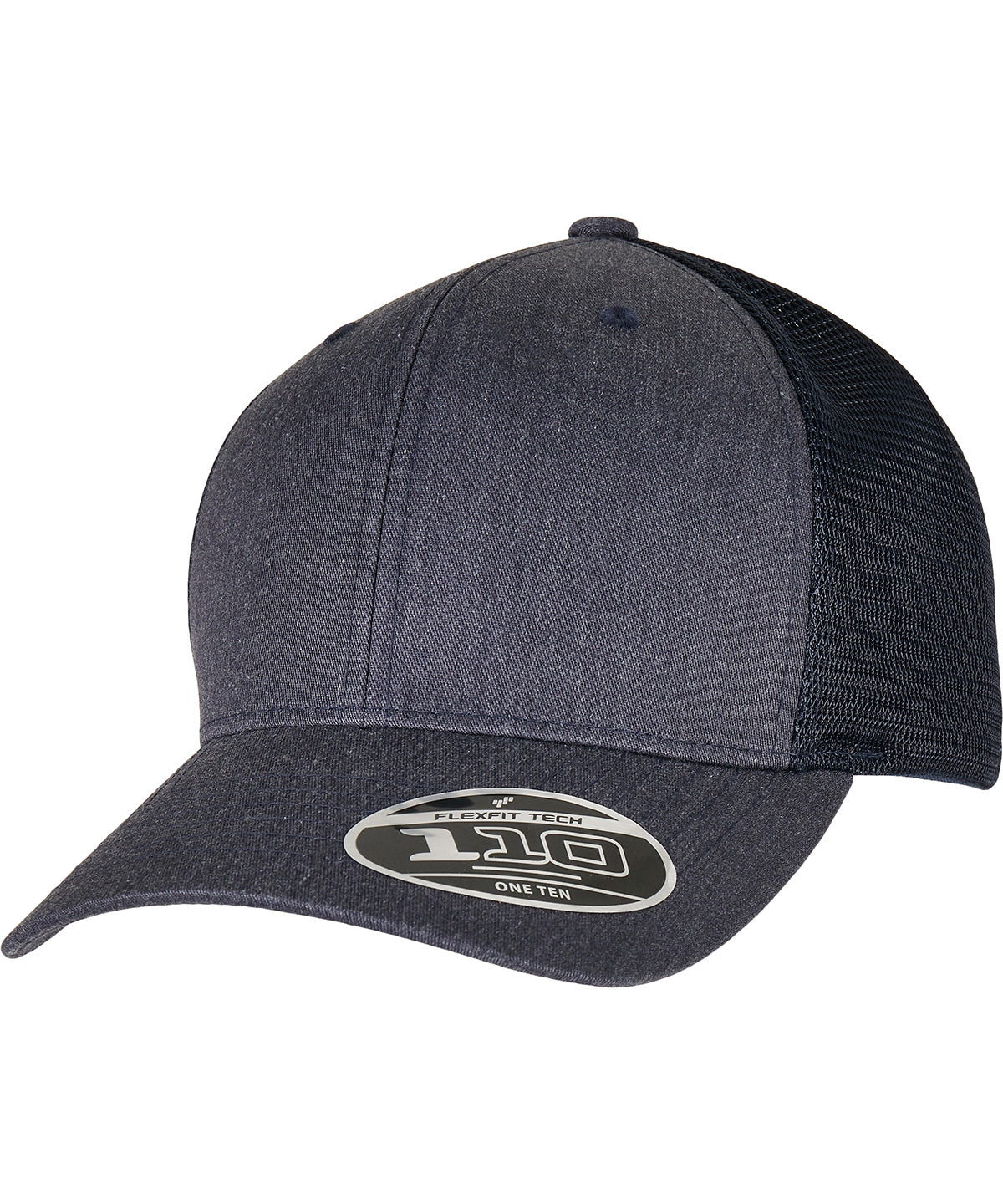 110 Flexfit camionero melange (110PT) | Gris Marengo/Marino