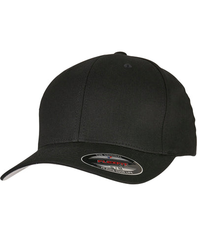 Gorra de sarga de algodn V-Flexfit® (5001) | Negro