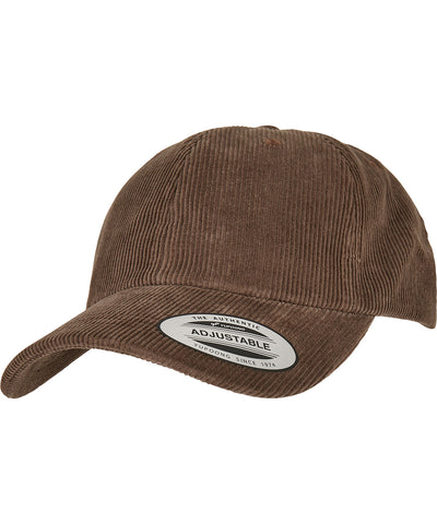 Low-profile corduroy dad cap (6245CD) | Caramelo