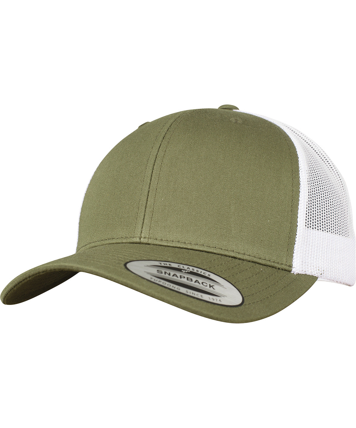 Gorra retro trucker de 2 tonos (6606T) | Marrn/Blanco