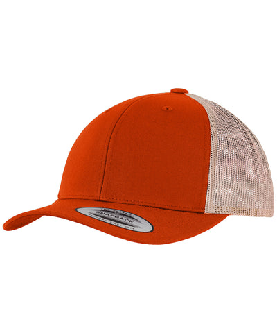 Retro trucker 2-tone (6606T) | Rustic Orange/Khaki
