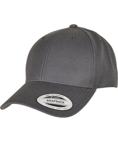 Gorra snapback premium con visera curva (6789M) | Gris Oscuro