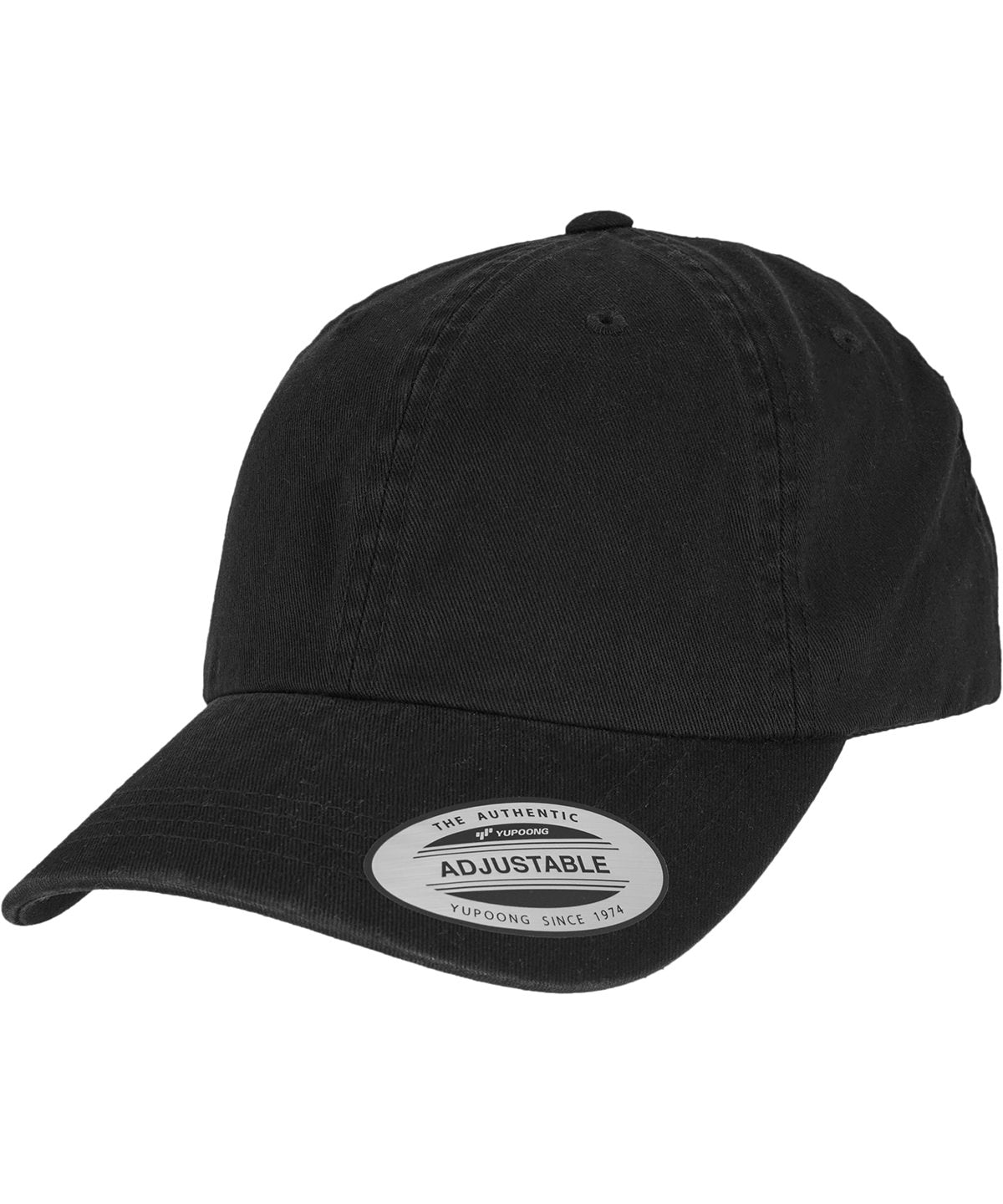 Flexfit de perfil bajo lavado a la prenda (6245GW) | Negro